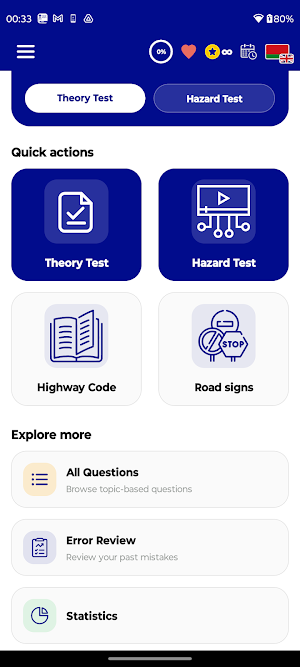 Driving Theory Practice Kit Screenshot 0