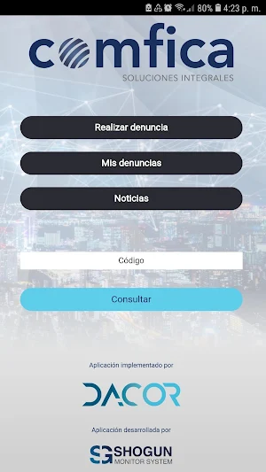 COMFICA Línea de Ética Screenshot 0