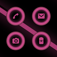 Fractals Pink Icons