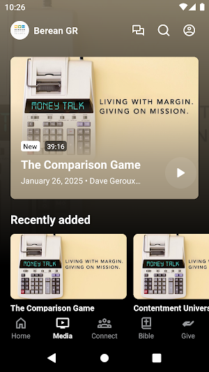 Berean Baptist Church GR Screenshot 1