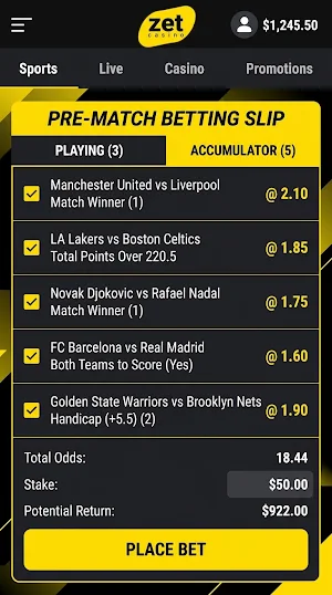 ZetCasino Screenshot 0
