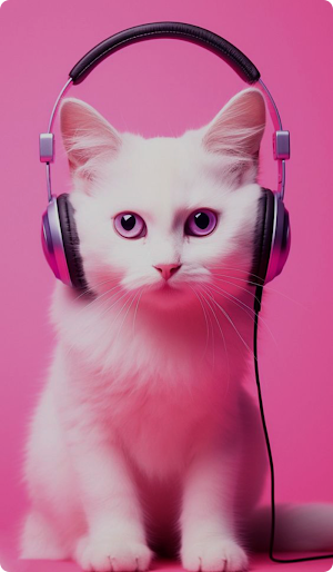 Cute Cat Wallpaper HD 4K Screenshot 3