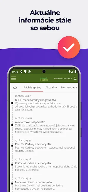 Homeopatia s lekárom Screenshot 1