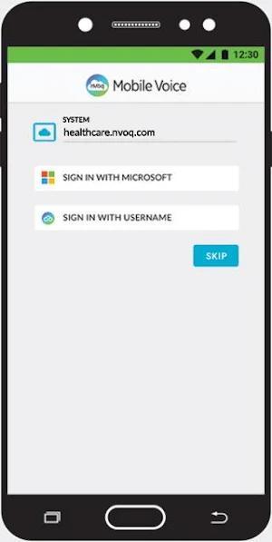 nVoq.Mobile Voice Screenshot 2