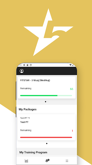Fivestar Fitness App Screenshot 1
