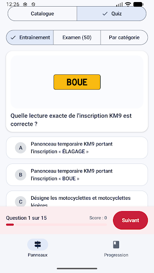 Panneaux routiers français Screenshot 2