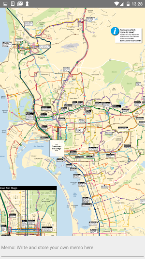 SAN DIEGO BUS RAIL TROLLEY MAP Screenshot 2