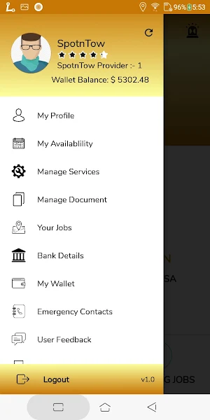SpotnTow Towing Technician Screenshot 1