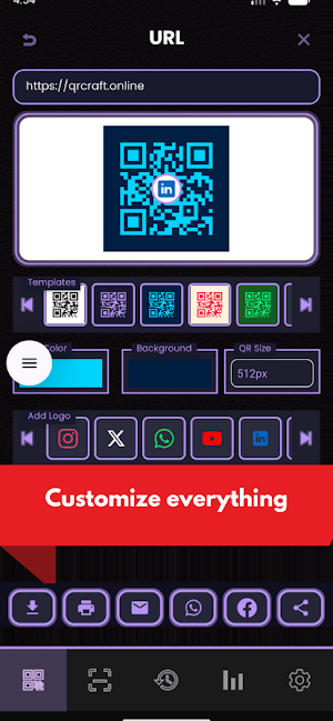 QRCraft - QR Code Generator Screenshot 2