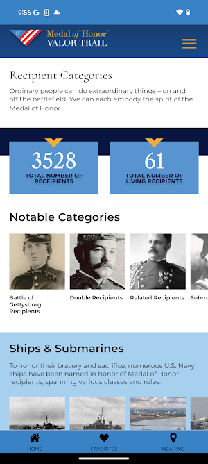 Valor Trail App Screenshot 2