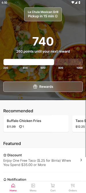 La Chula Mexican Grill Screenshot 0
