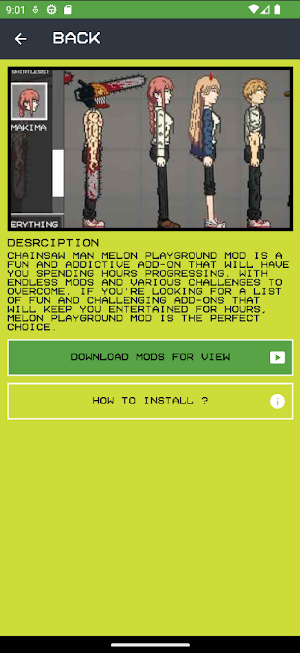 Melmod Chainsaw Man For Melon Screenshot 2