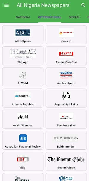 All Nigeria Newspapers Online Screenshot 1