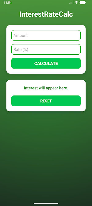 InterestRateCalc Screenshot 0