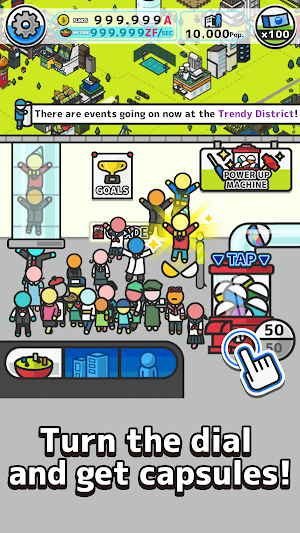 Capsule Town: Town Builder Screenshot 1