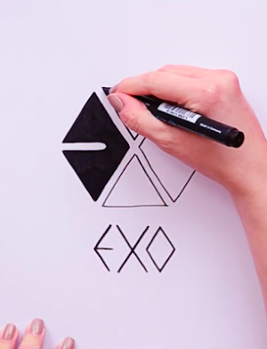 How To Draw Kpop Idol Group Logo Screenshot 3