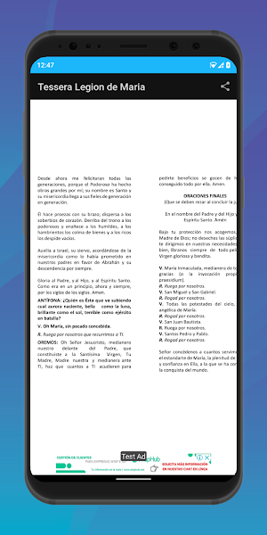 Tessera Legion de Maria Screenshot 2