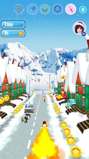 Santa Girl Run Screenshot 3