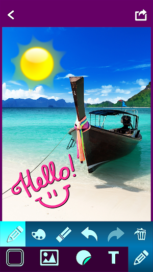 Write On Pictures Photo Editor Screenshot 1