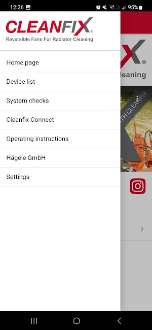 CLEANFIX control Screenshot 1