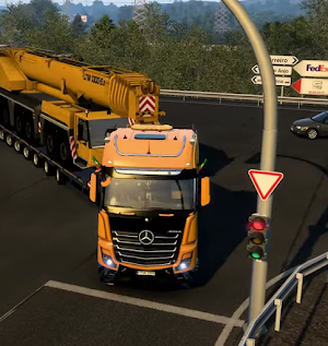 marcedes benz truck bussid Screenshot 1