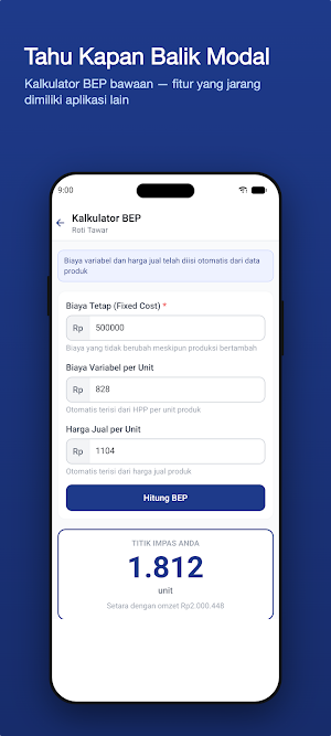 Kalkulator HPP: Hitung Modal Screenshot 3