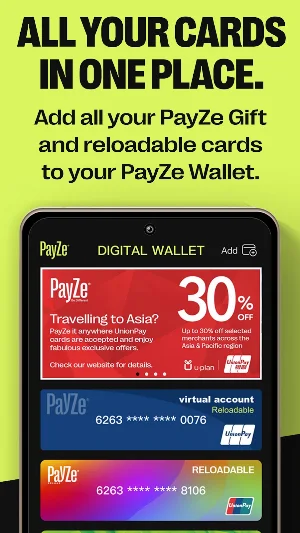 PayZe NZ Wallet Screenshot 1