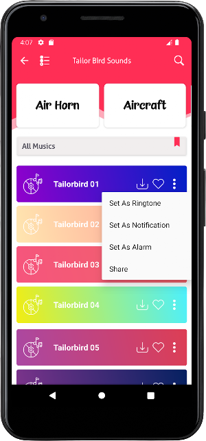 Tailorbird Sounds Screenshot 3