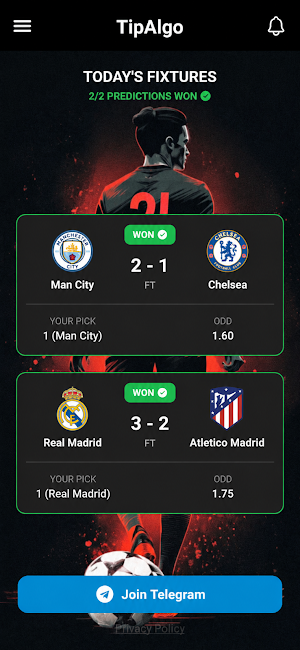 TipsAlgo- Daily football odds Screenshot 2