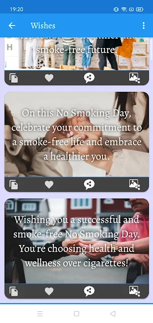 No Smoking Day:Quotes & Editor Screenshot 2