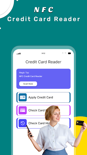 NFC : Credit Card Reader Screenshot 0