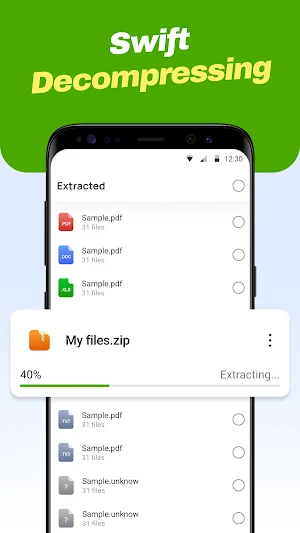 ZIP RAR Extractor: Unzip Files Screenshot 3