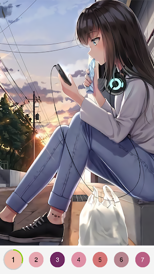 Anime Color Pro painting book Screenshot 3
