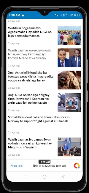 Somalian Wararka - Somali News Screenshot 2