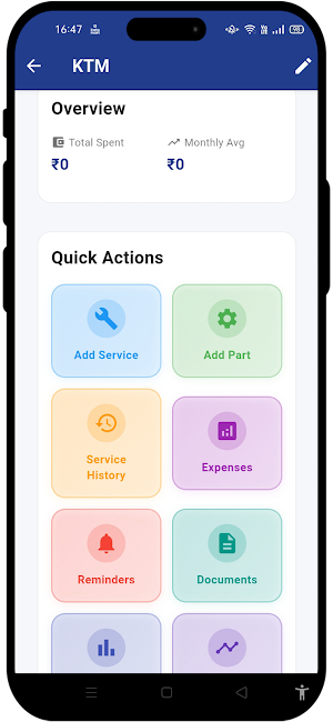 R Veriety App : Vehicle Report Screenshot 0