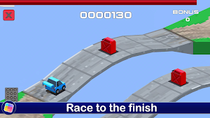 Cubed Rally Racer: How Far Can You Drive? Screenshot 0