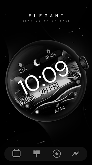 Summer Nights watch face Screenshot 1