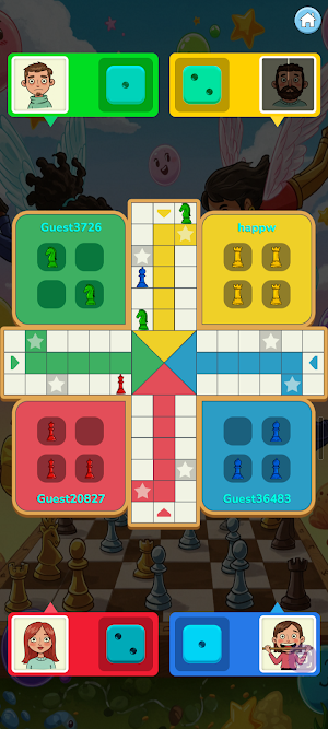 Ludo Step Dice Board Level Screenshot 2