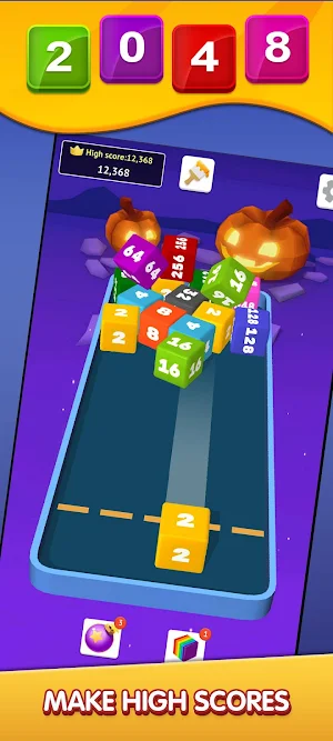 2048: 2048 Cube Game Screenshot 2