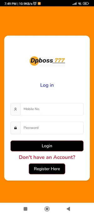 Dpboss 777 - Online Matka App Screenshot 1