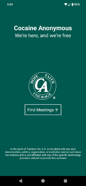 C.A. Meeting Finder Screenshot 0