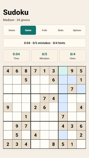 Sudoku Logic Path Screenshot 2