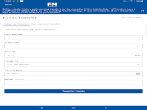 F&M, A Lawrence Bank Screenshot 2