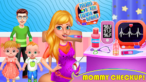 Mom Birth Twins Baby Simulator Screenshot 0