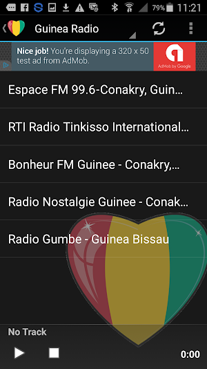 Guinea Radio Music & News Screenshot 1