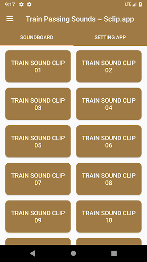 Train Passing Sound Collections ~ Sclip.app Screenshot 0
