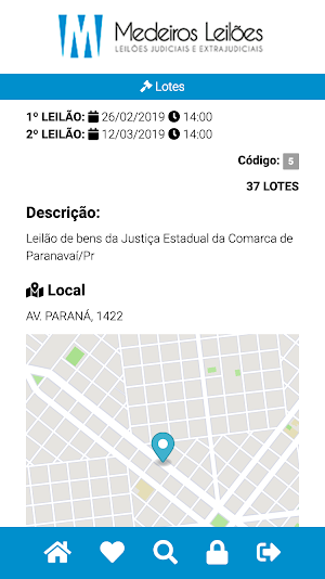 Medeiros Leilões Screenshot 2