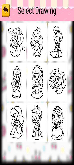 Coloring Fairy Tale Princess Screenshot 2