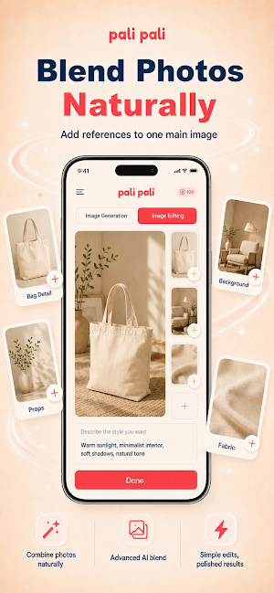 Pali Pali: AI Photo Editor Screenshot 1