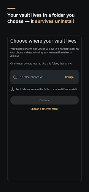 Ironbox — Photo & Video Vault Screenshot 1